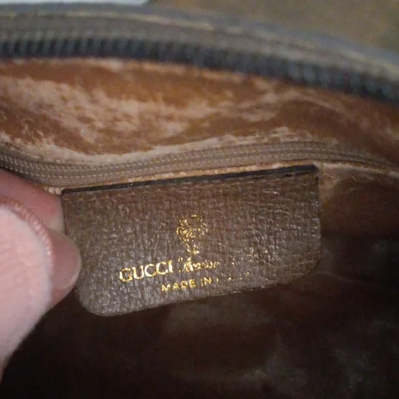 Authentic Vintage Gucci GG Monogram Supreme Sherry Web Ophidia Boston Doctor Bag - Picture 10 of 11